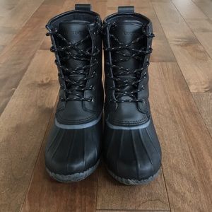 Land’s End black duck boots